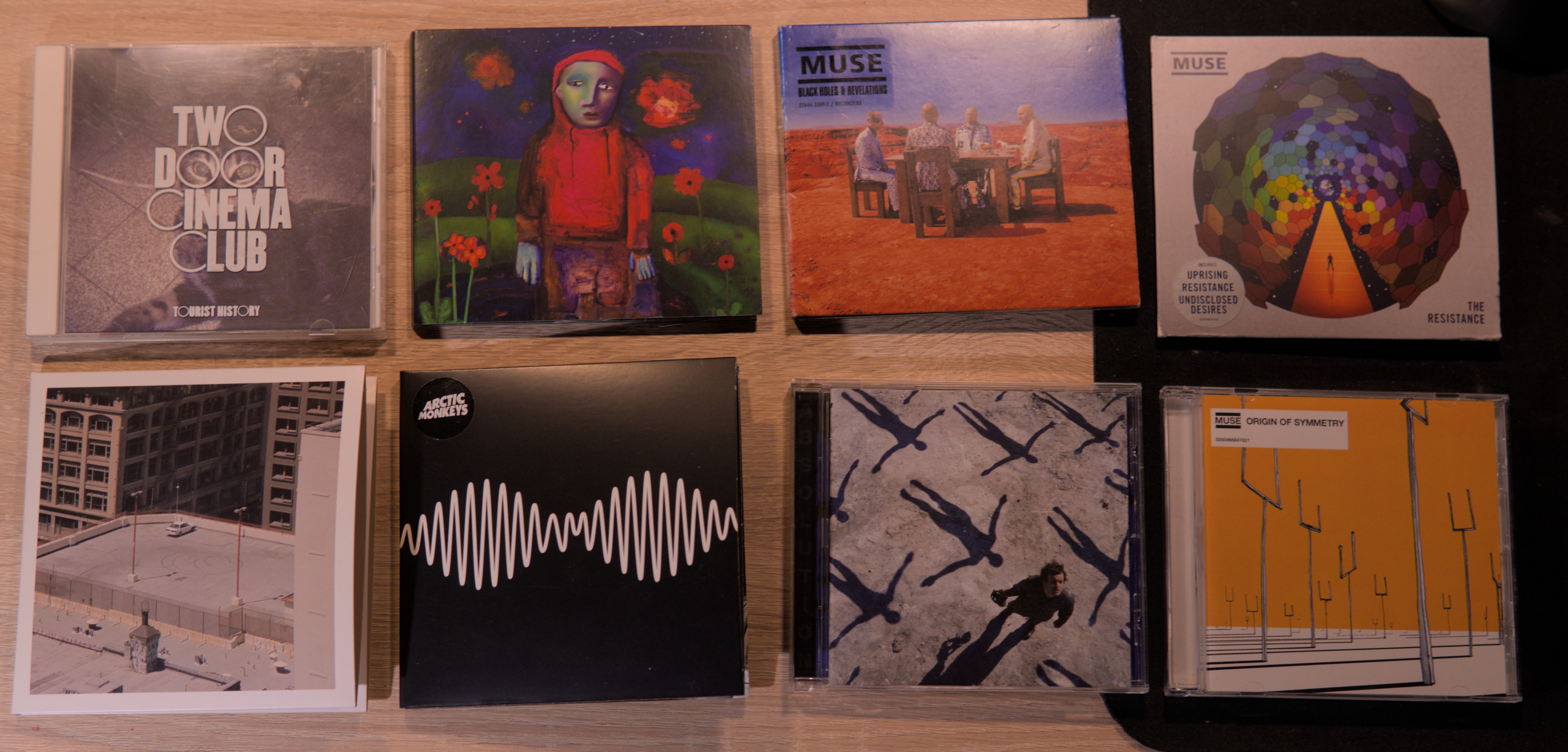 an image of all the CD's that I currently own.