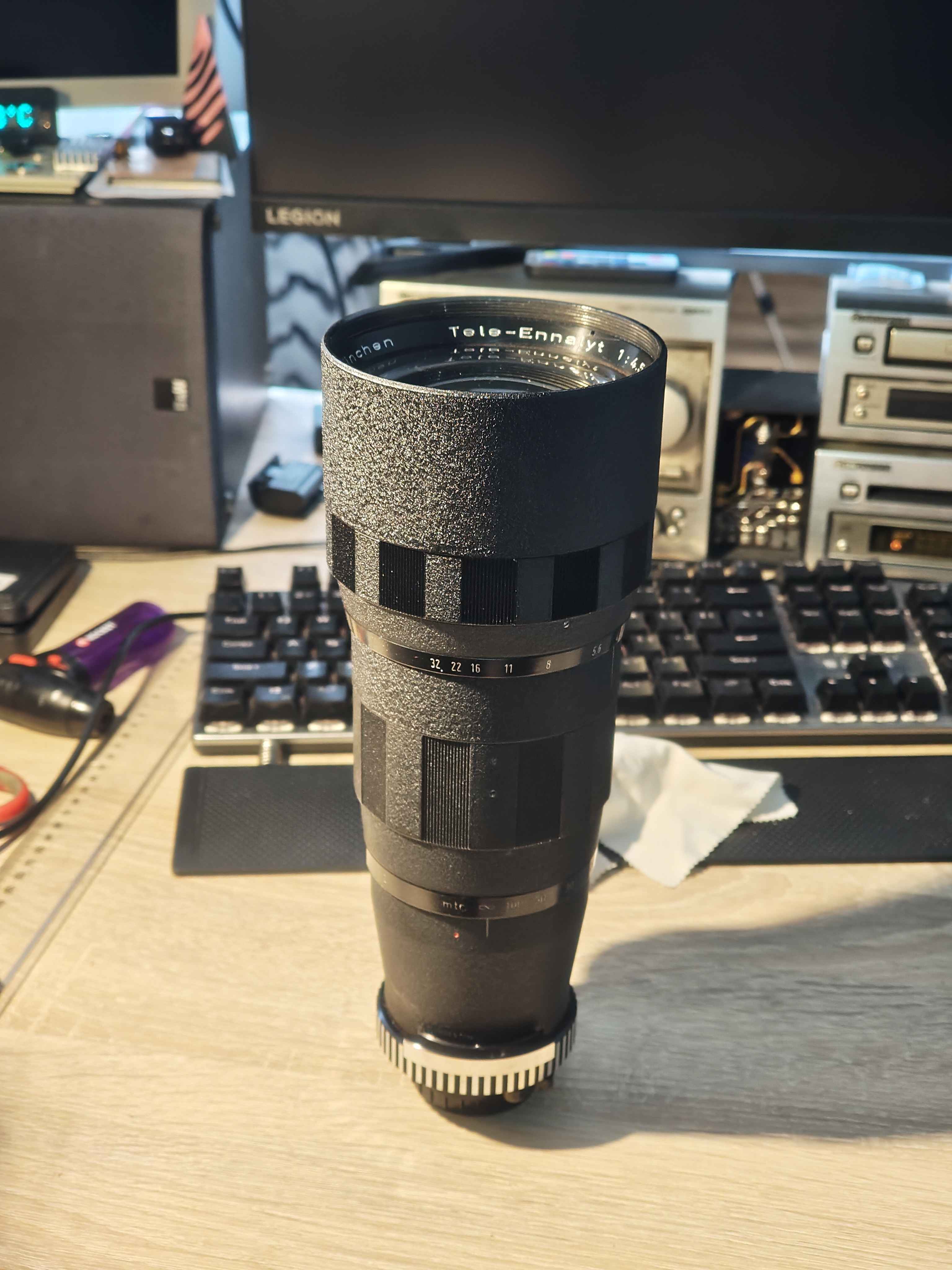 a big camera lens