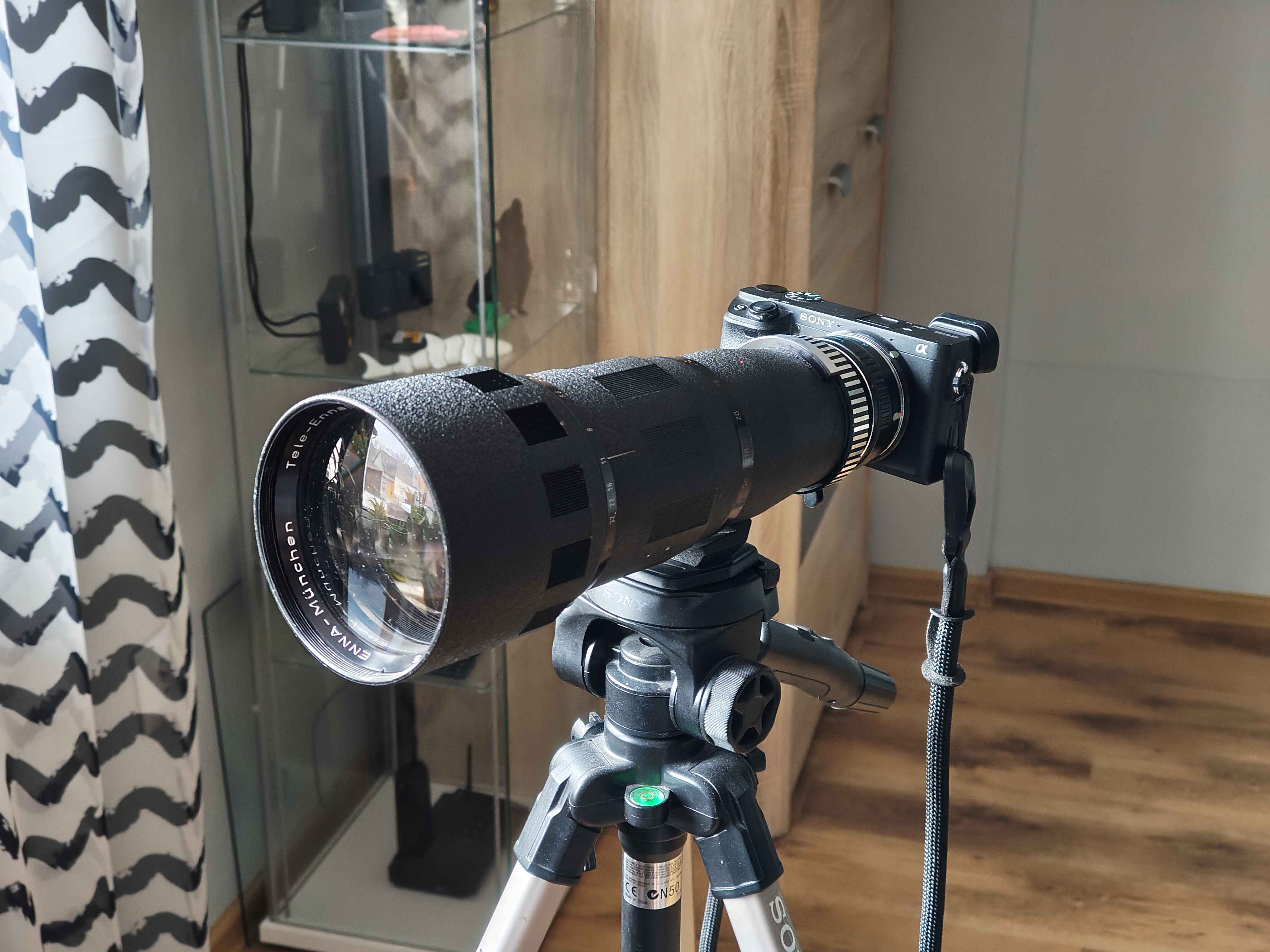 the same lens on a camera