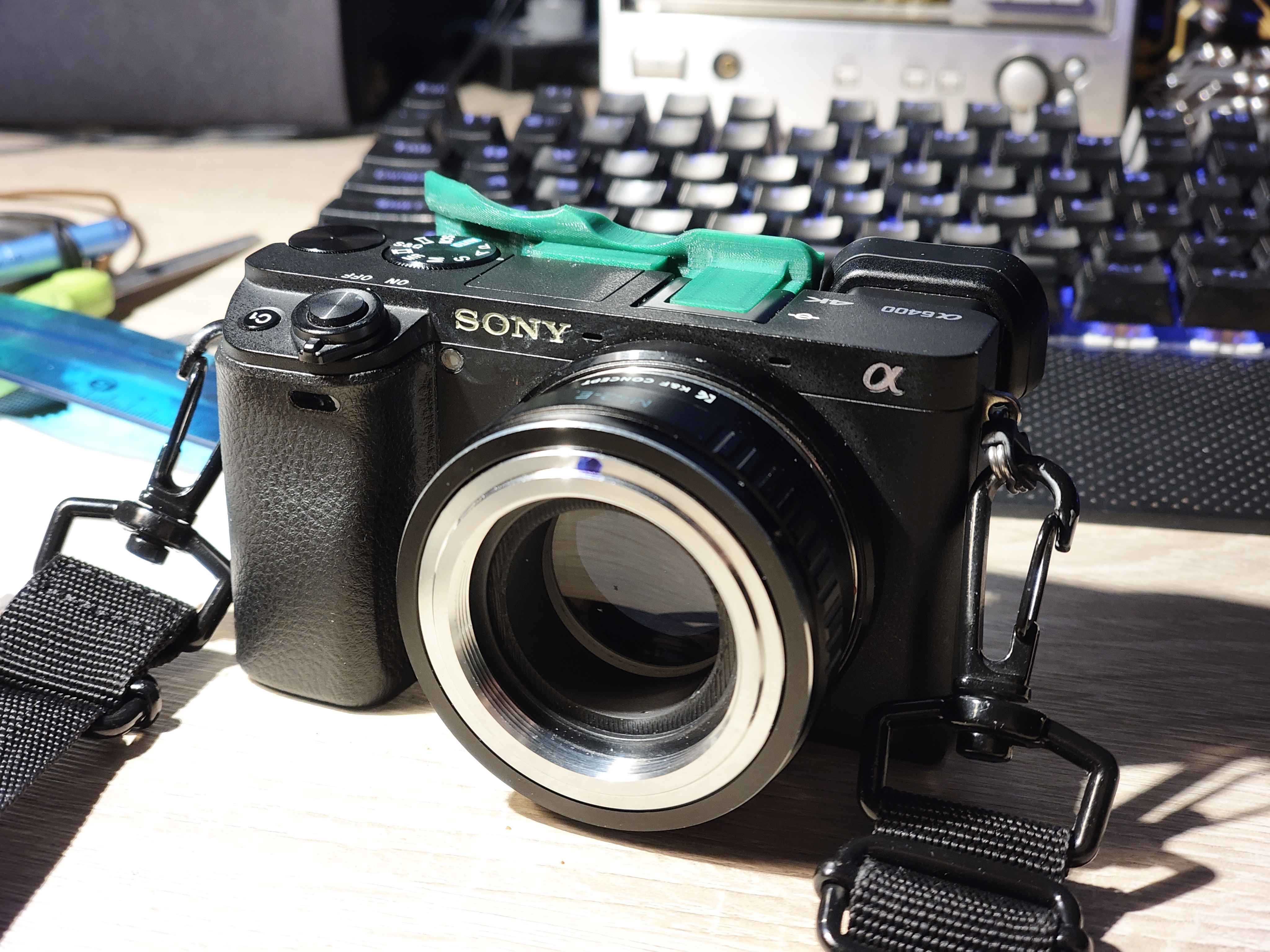 an image of a camera with a mod part